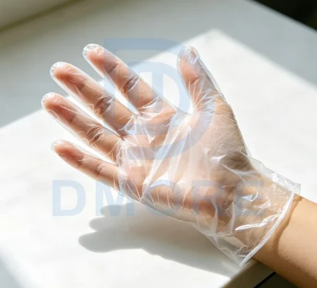 Jednokratne medicinske zaštitne plastične PE HDPE CPE LDPE plastične rukavice...